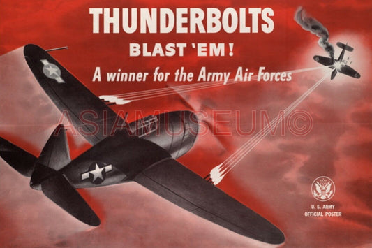 1943 WW2 AMERICA AIR FORCE AIRCRAFT FIGHTER BOMB AIRPLANE PROPAGANDA ii Postcard