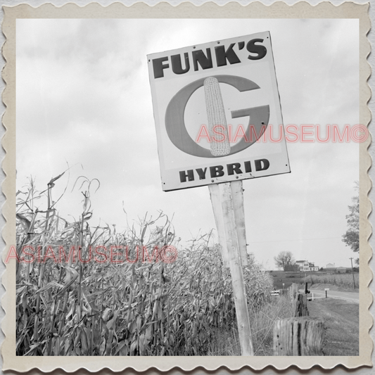 50s BLOOMINGTON MONROE INDIANA INDIANAPOLIS HYBRID CORN SIGN OLD USA Photo 10855