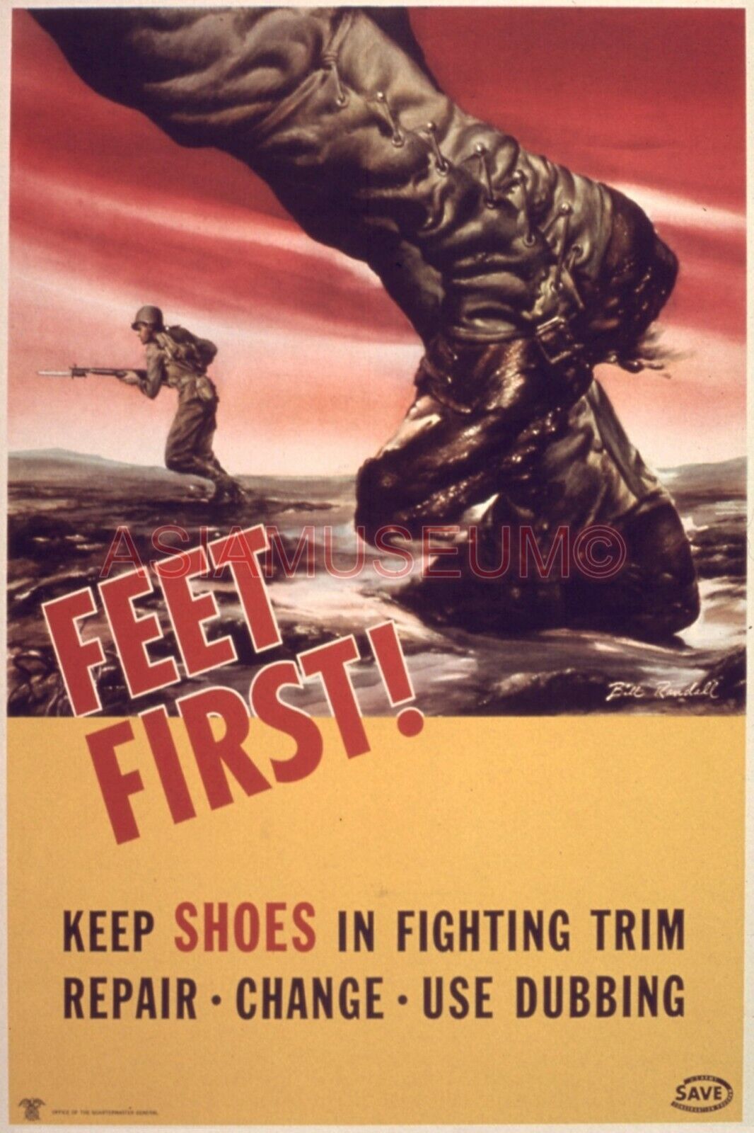 1941 WW2 USA UNITED STATES NAVY MARINES FEET FIRST SHOE WAR PROPAGANDA Postcard