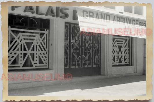 40s WW2 Vietnam HANOI RESTAURANT HOTEL GRAND PALACE BANNER Vintage Photo 24062