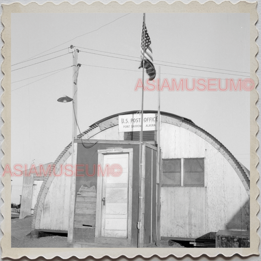 50s UTQIAGVIK NORTH SLOPE BARROW ALASKA ARCTIC POST OFFICE OLD USA Photo 12097