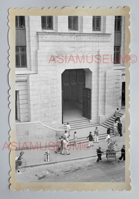 HONG KONG AND SHANGHAI BANK BUILDING CENTRAL Vintage HONG KONG Photo 18301 香港旧照片