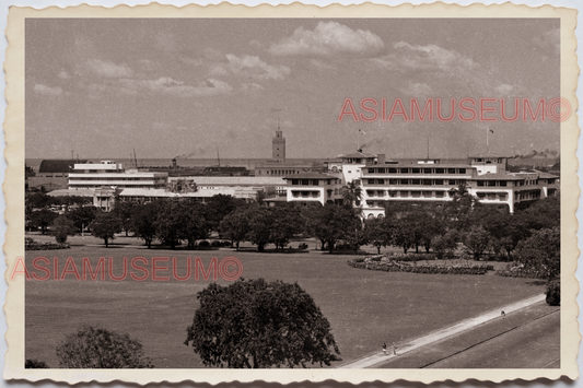 50s PHILIPPINES MANILA BILLBOARD RIZAL PARK SPANISH COLONIAL Vintage Photo 18935