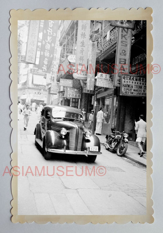 CAR SHOP SIGN ADVERTISEMENT MOTORBIKE  Vintage HONG KONG Photograph 16266 香港旧照片