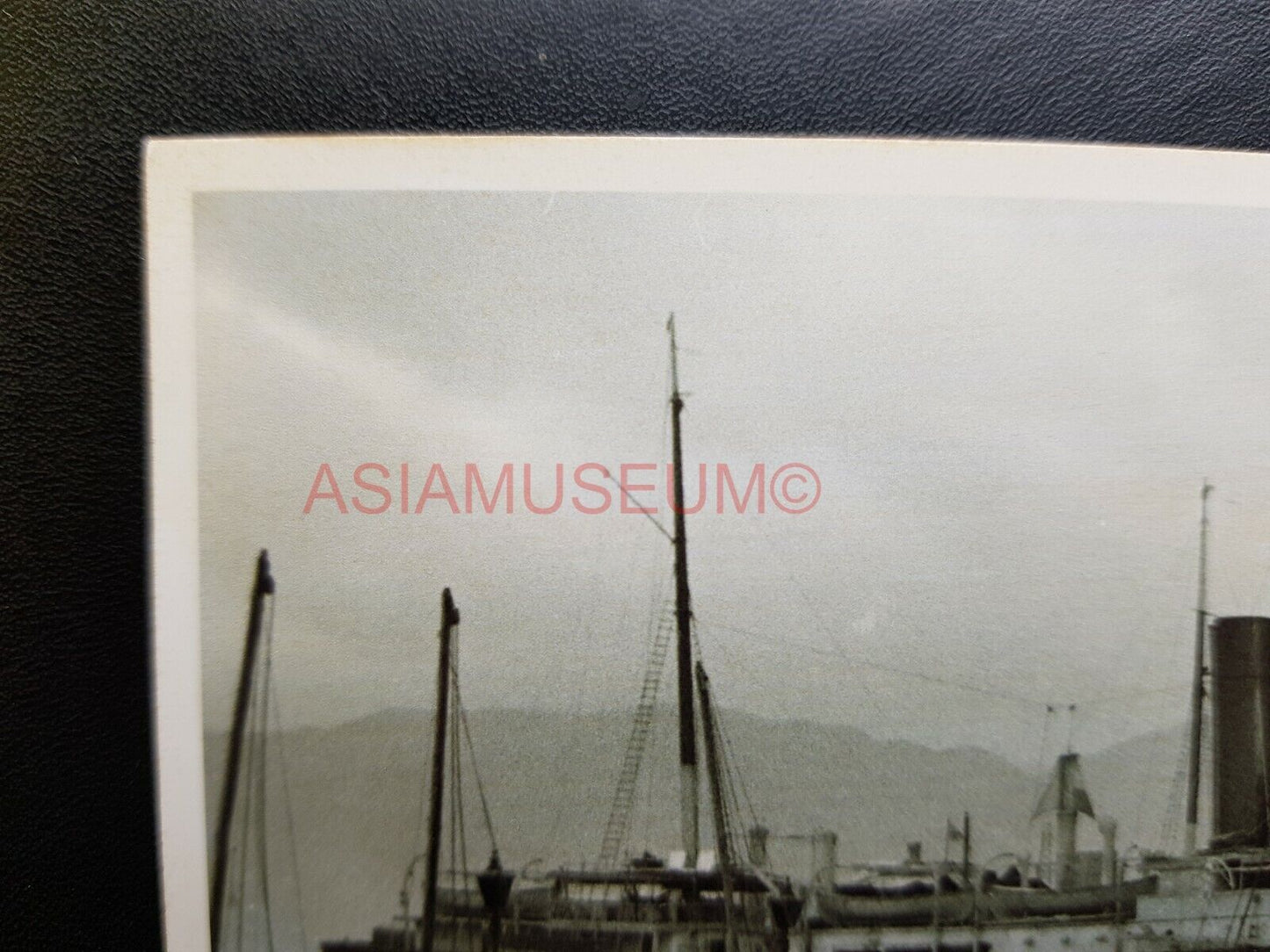 Star Ferry Terminal Pier Harbor Truck Ship Hong Kong Photo Postcard RPPC #1836