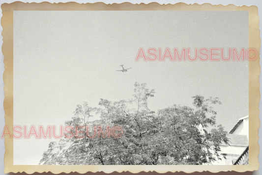 40s Vietnam HAI PHONG ANTI JAPANESE AIRCRAFT PLANE WAR BOMB Vintage Photo 4355