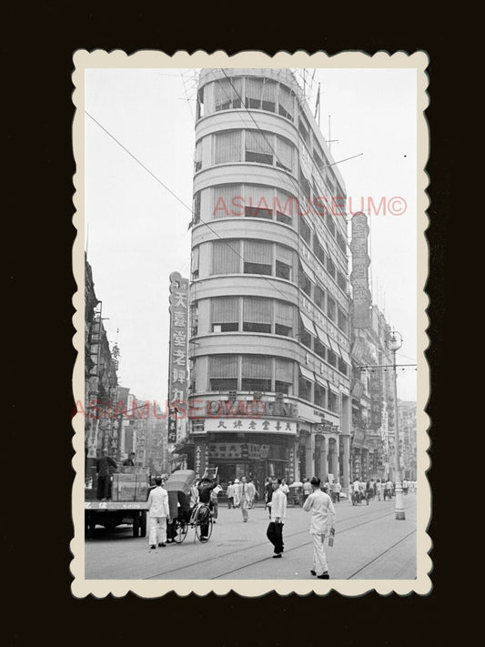 40s British Colonial Des Voeux Queen's Road Central Hong Kong Photo 香港旧照片 #1969