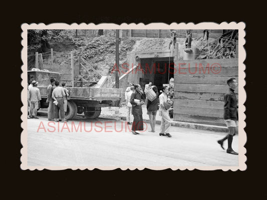 1940's Construction Tunnel Bunker WW2 Vintage Hong Kong Photo 香港旧照片 #2311