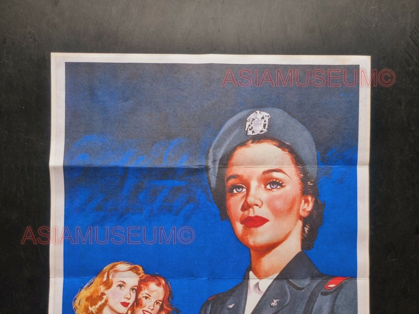 1943 WW2 AMERICA USA WOMEN CADET NURSE CORPS LADY UNIFORM WAR  PROPAGANDA POSTER