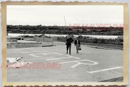 40s WW2 Vietnam FRANCE MILITARY BASE VIET TRI CAMP FORTRESS Vintage Photo 27900