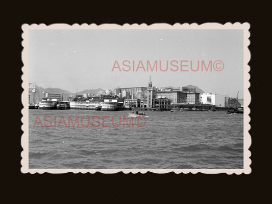 Tsim Sha Tsui Ferry Pier Kowloon Clock Tower Hong Kong Photograph 香港旧照片 #2609