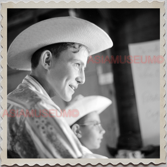 50s HARDIN TOWN BIG HORN COUNTY MONTANA 4H SHOW COWBOYS VINTAGE USA Photo 10408