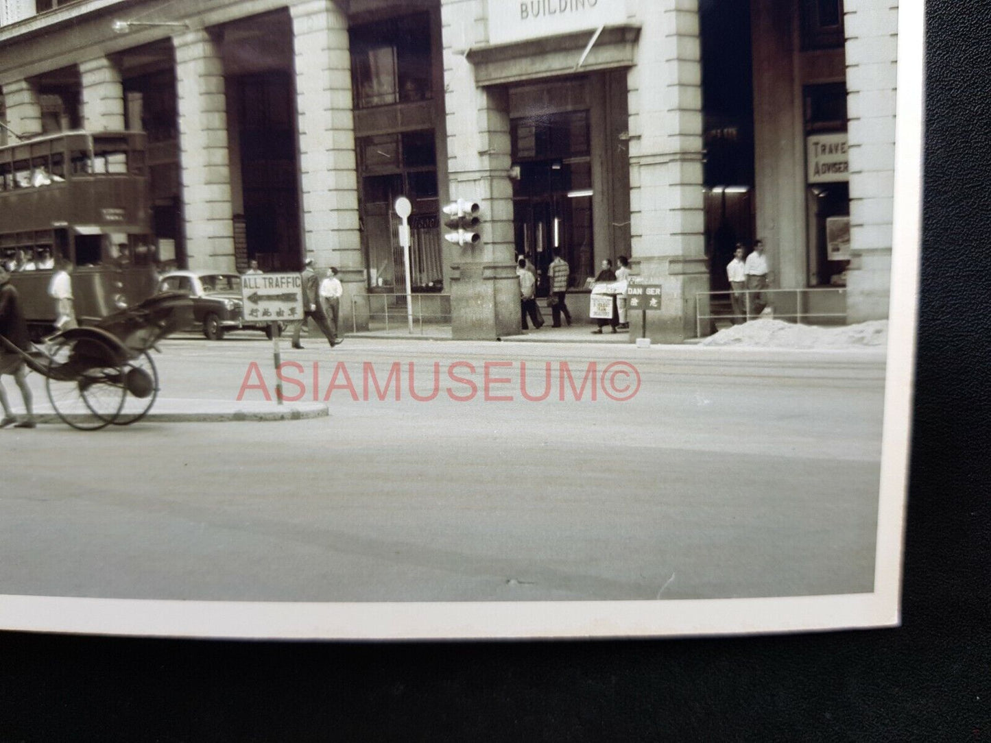 Gloucester Building Central Pedder Street Voeux Hong Kong Photo Postcard RPPC