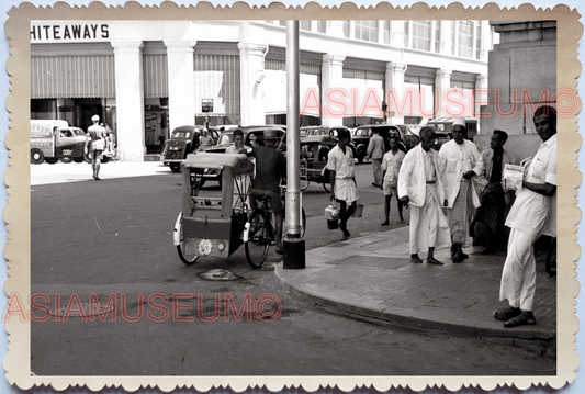 WW2 Little India Whiteaways Street Scene Building Shop Singapore Photo 27749