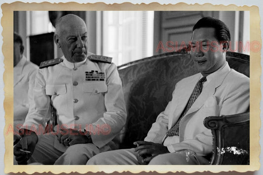 40 Saigon Ho Chi Minh Bao Dai Emperor General Army Vietnam War Vintage Photo 646