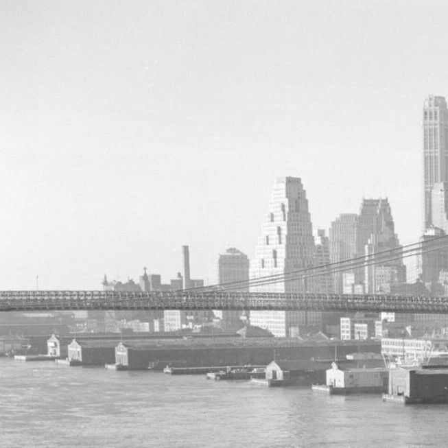 50s USA AMERICA NEW YORK CITY FERRY BUILDING Manhattan Old Vintage Photo #11580