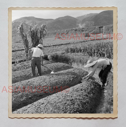 1940s WOMEN FARMER VILLAGE HOUSE YUEN LONG Vintage Hong Kong Photo 30240 香港旧照片