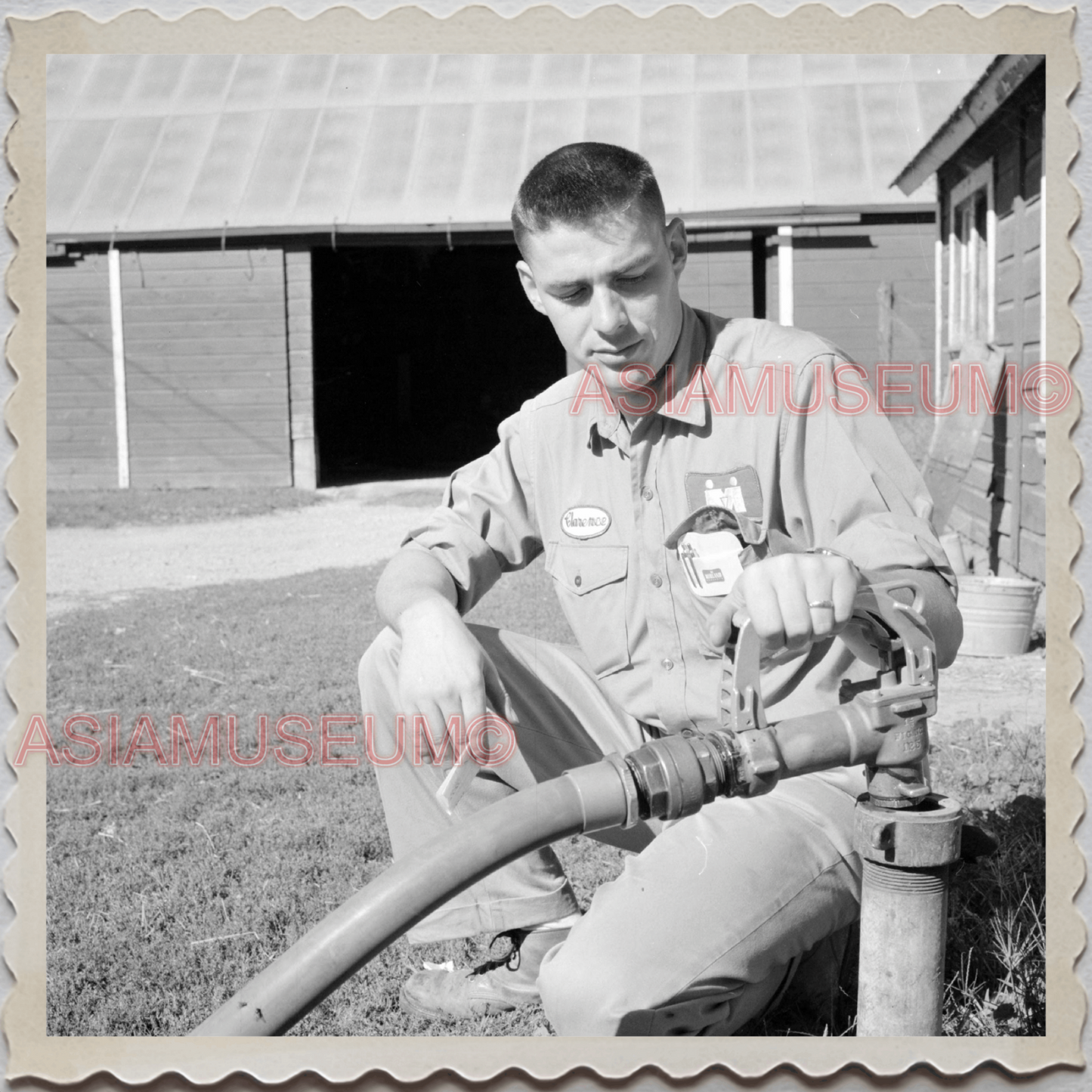 50s LAKE GENEVA WISCONSIN WALWORTH MILWAUKEE GASOLINE VINTAGE USA Photo 10382