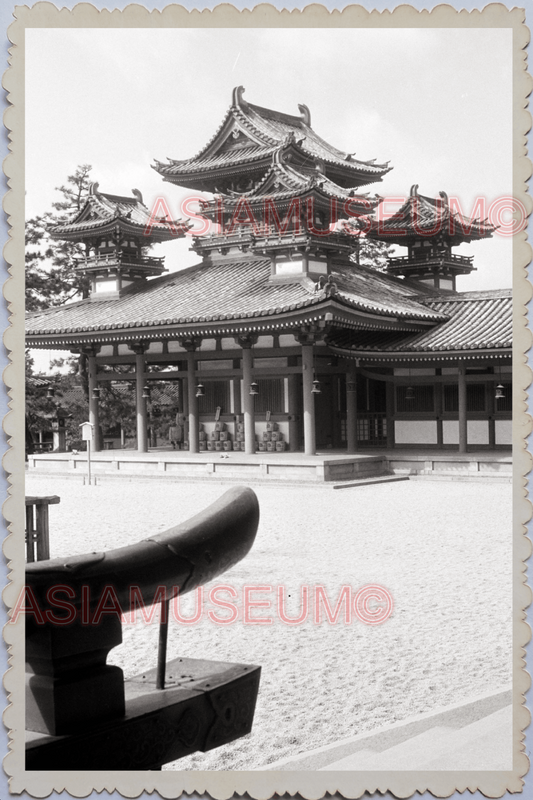 40s WW2 JAPAN TOKYO Heian Jingu Shrine in Kyoto BUDDHIST TEMPLE Old Photo 24718