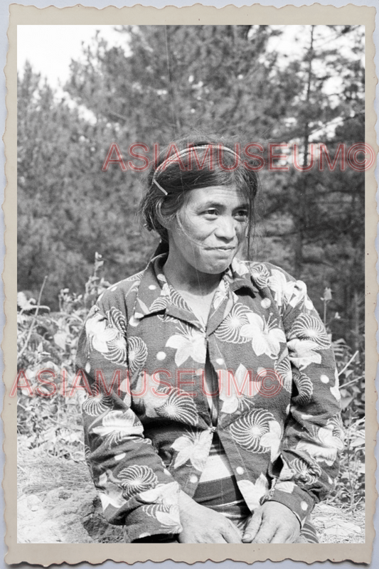 50s PHILIPPINES IFUGAO WOMEN YOUNG LADY TRIBE TATTOO BANAUE VINTAGE Photo 24094