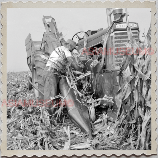 50s BLOOMINGTON MONROE INDIANA INDIANAPOLIS FARMER TRACTOR OLD USA Photo 12522