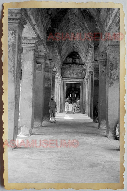 50s Vietnam SAIGON HO CHI MINH BUDDHIST TEMPLE BUILDING OLD Vintage Photo 919