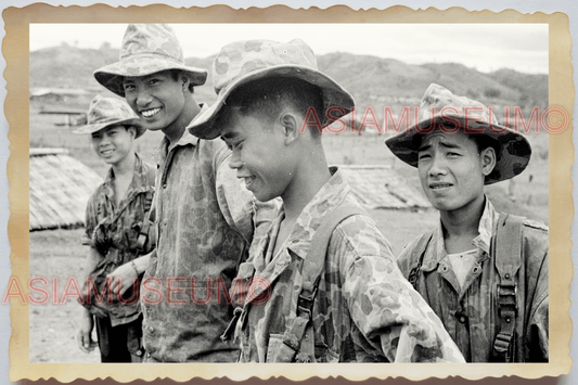 40s WW2 Vietnam INDOCHINA WAR ARMY SOLDIER FRANCE AMERICA  Vintage Photo 24016