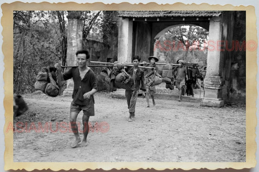 50s Vietnam SAIGON HO CHI MINH VIETCONG ARMY FORTRESS SOLDIER Vintage Photo 1558