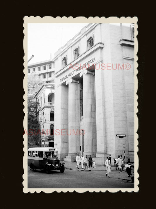 40s National City Bank New York Queen's Road Central Hong Kong Photo 香港旧照片 #1993