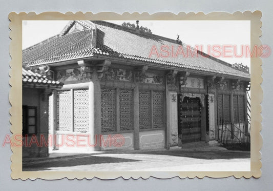 CHINESE TEMPLE KOWLOON LANTAU ISLAND B&W VINTAGE Hong Kong Photo 16314 香港旧照片