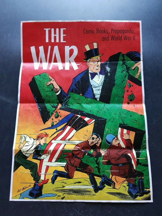 1943 WWii USA AMERICA COMIC BOOK CARTOON HERO WORLD ii SOLDIER PROPAGANDA POSTER