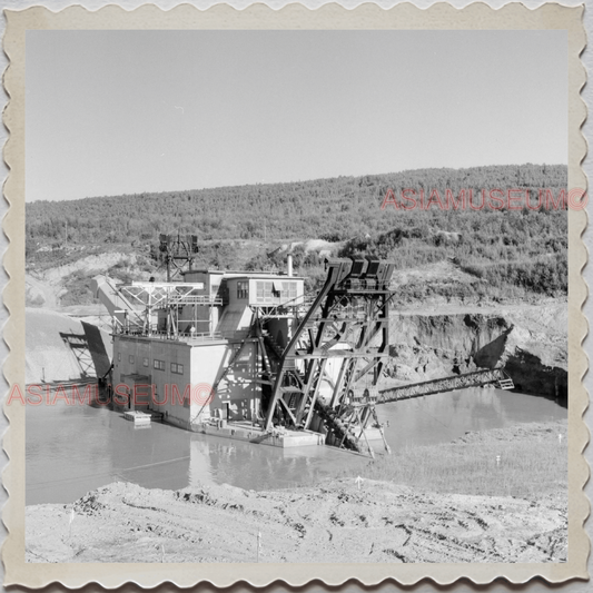 50s FAIRBANKS NORTH STAR BOROUGH ALASKA GOLD MINE SLUICE VINTAGE USA Photo 7932