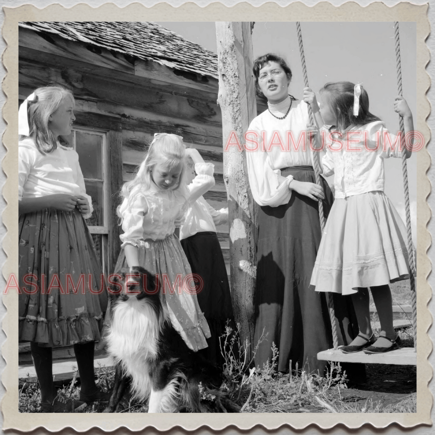 50s VIRGINIA CITY STOREY NEVADA RENO PLAYGROUND CHILDREN VINTAGE USA Photo 11739