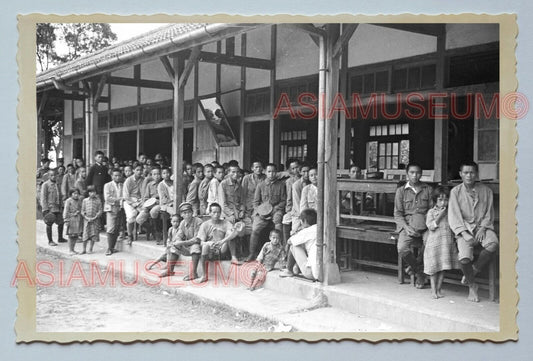 Group Young Man Children Boys School B&W Vintage Taiwan Taipei Photo 台湾老照片 #3707