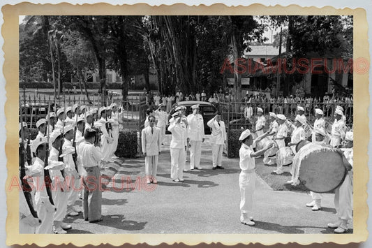 50s Vietnam Indochina Saigon Navy French Colonial Army Vintage Photograph #509