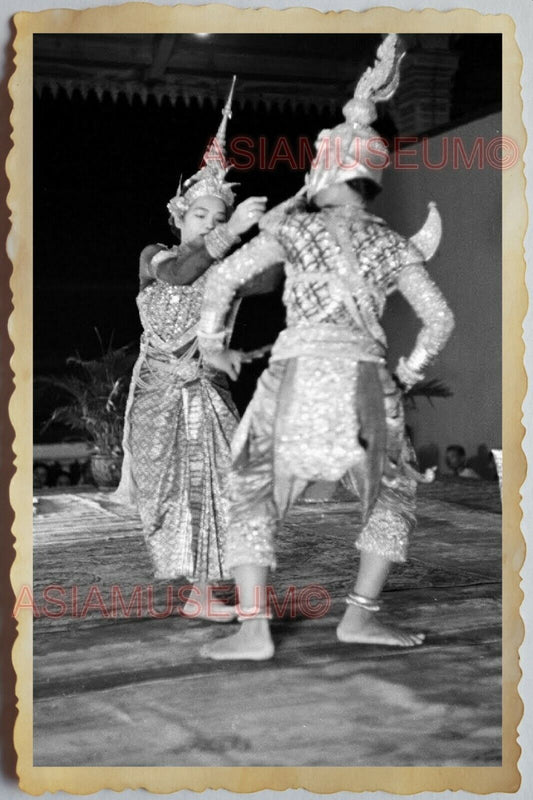 40s Vietnam War SAIGON HO CHI MINH HANOI CULCURAL DANCE NIGHT Vintage Photo 1348