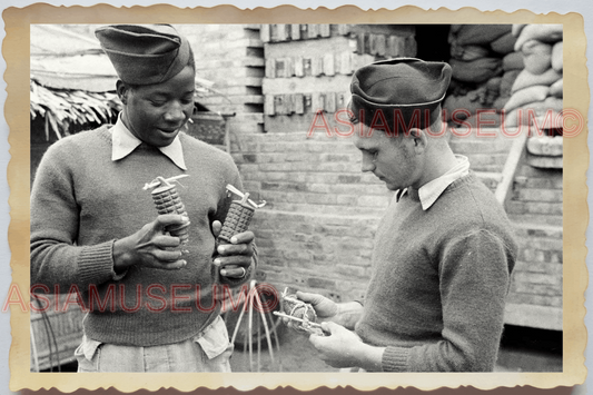 40s WW2 Vietnam FRENCH AFRICAN WAR ARMY FORTRESS WATCH TOWER Vintage Photo 26723