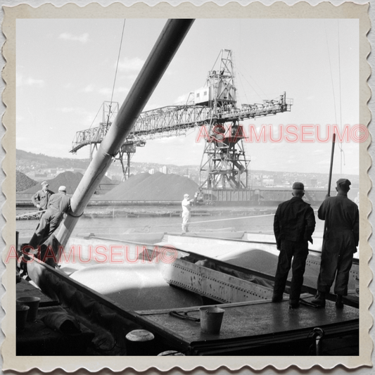 50s DULUTH PORT LAKE SUPERIOR MINNESOTA SHIP DOCK VINTAGE USA AMERICA Photo 9312