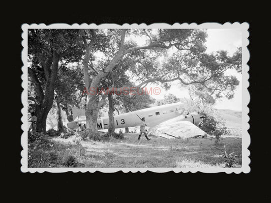 1940s BRITISH INDIA SIKH ARMY GUARD JAPAN AIRCRAFT Old Hong Kong Photo 香港老相片 892