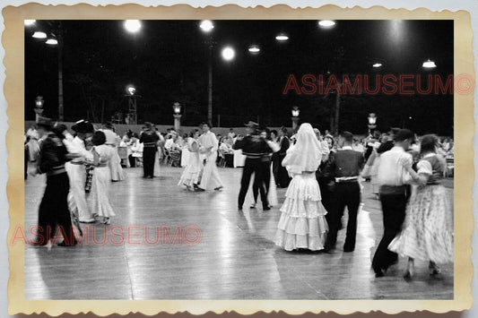 50s Vietnam SAIGON WESTERN DANCE PARTY SEXY LADY WOMEN DRESS Vintage Photo 1550