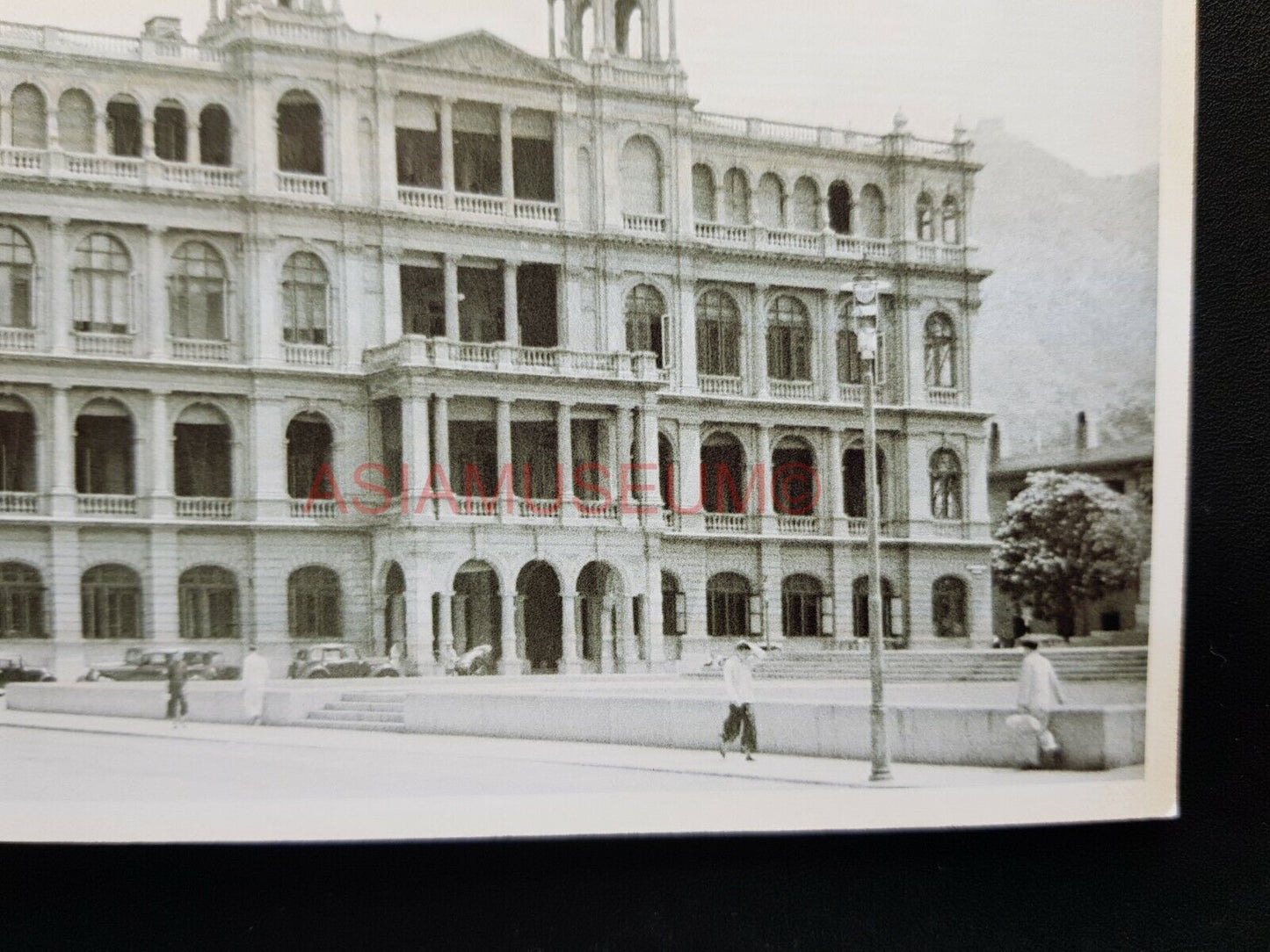 Hongkong Club Connaught Road Central Vintage Hong Kong Photo Postcard RPPC #1938