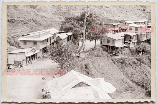 50s PHILIPPINES MANILA MOUNTAIN HILL HOUSE CAMP LUZON ISLAND Vintage Photo 24255