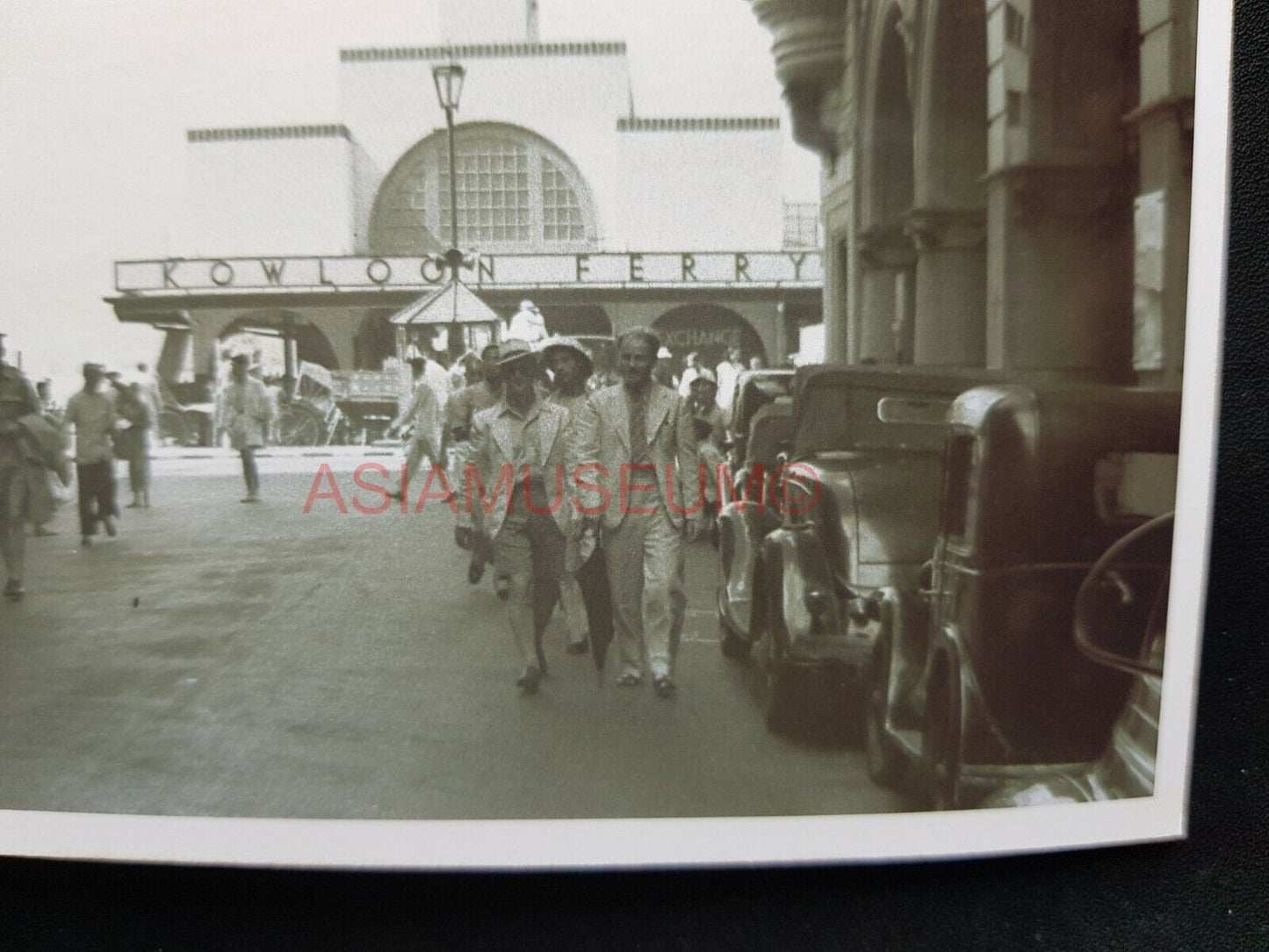 Central Star Ferry Kowloon Queen's Terminal Hong Kong Photo Postcard RPPC #2350