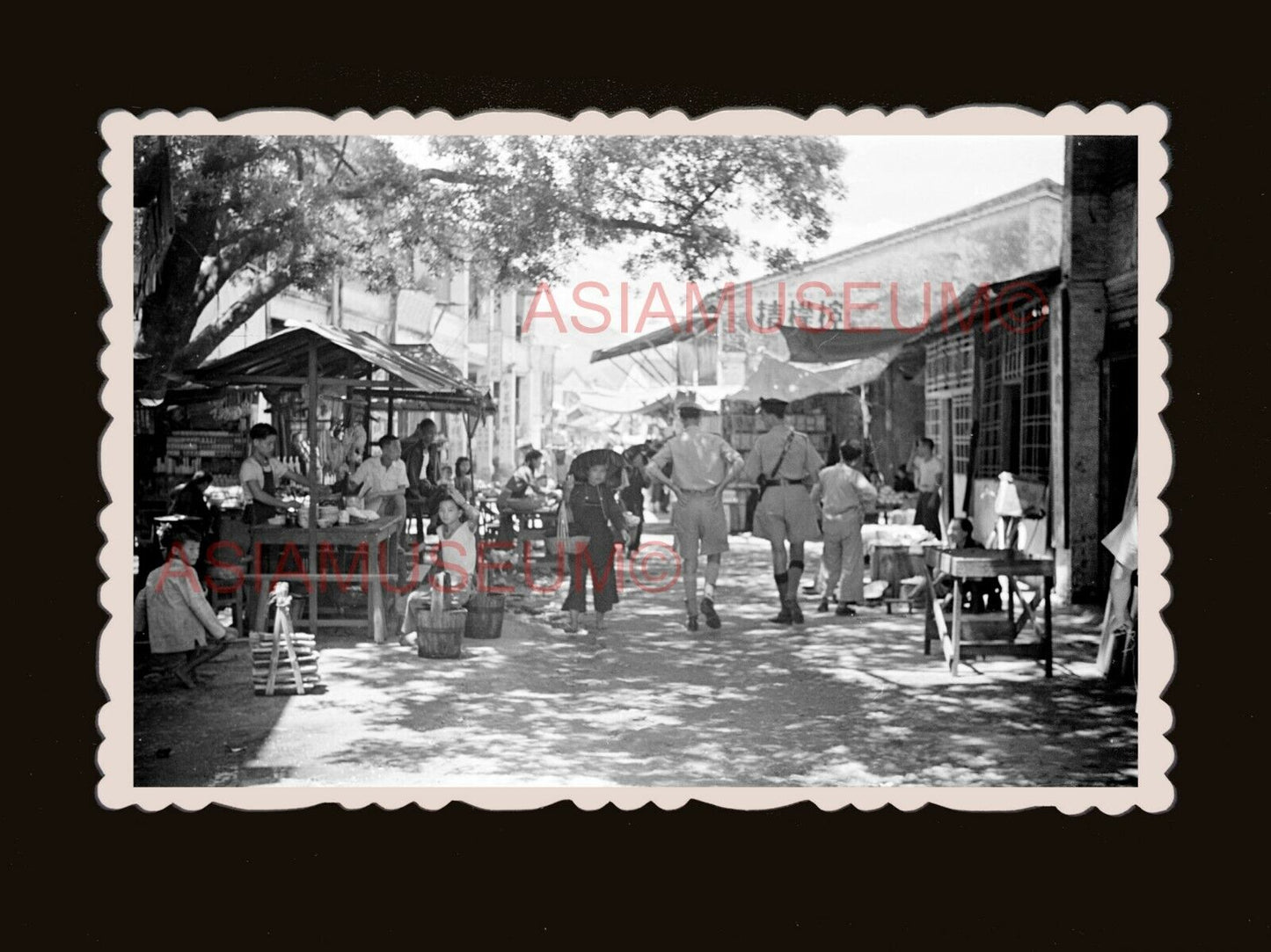 British Police Office Sha Tau Kok Border China  Hong Kong Photograph 香港旧照片 #3134