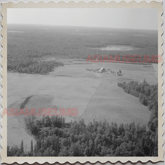 50s PALMER CITY Matanuska-Susitna ALASKA AERIAL VIEW  VINTAGE USA Photo 10506