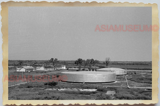 50s Vietnam War Saigon Ho Chi Minh Water Treatment Plant Silo Vintage Photo #911