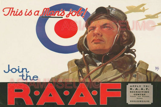 1942 WW2 RAAF ROYAL AIR FORCE WAR AIRCRAFT PILOT PLANE FLAG PROPAGANDA Postcard