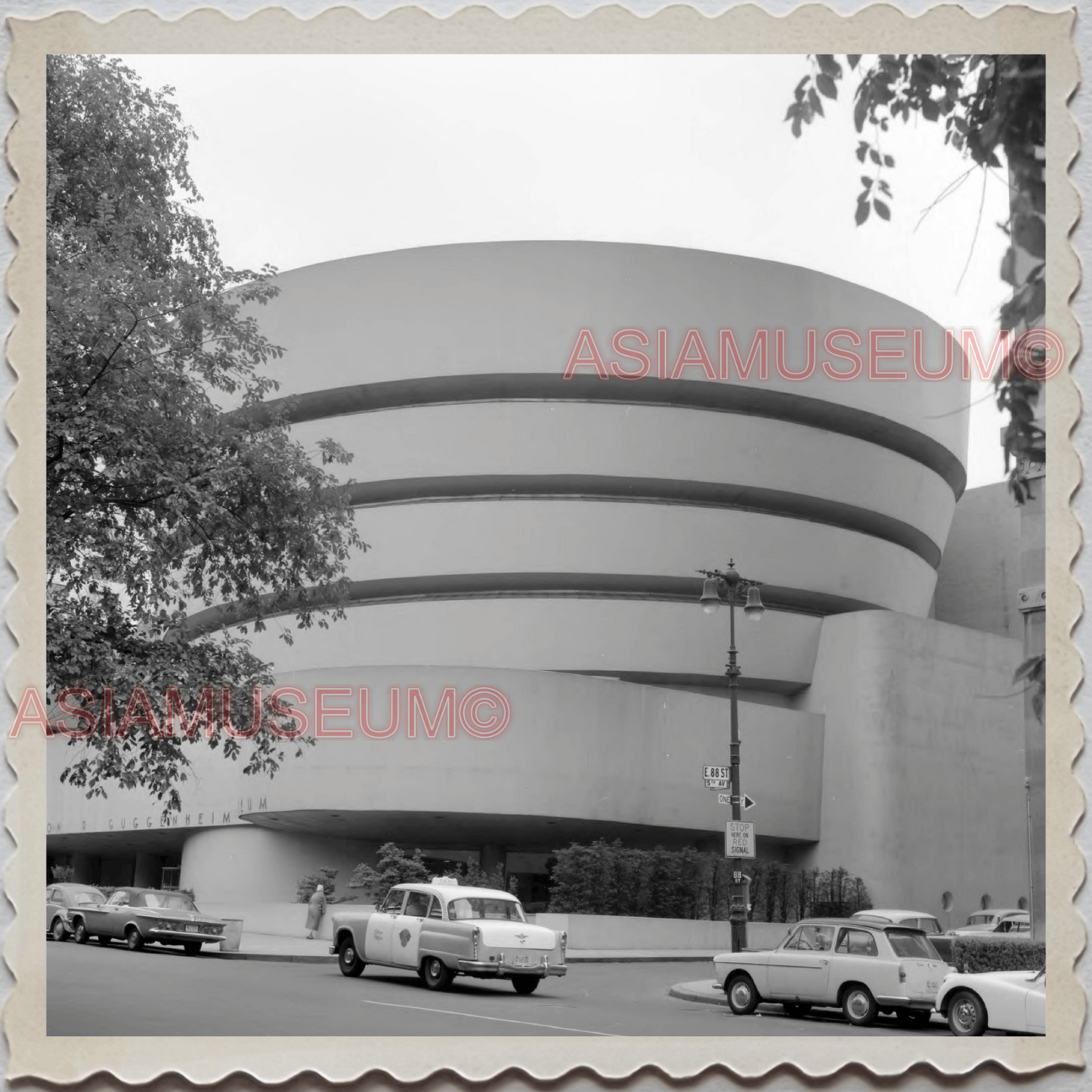 50s MANHATTAN NEW YORK CITY Solomon R. The Guggenheim Museum OLD USA Photo 12221