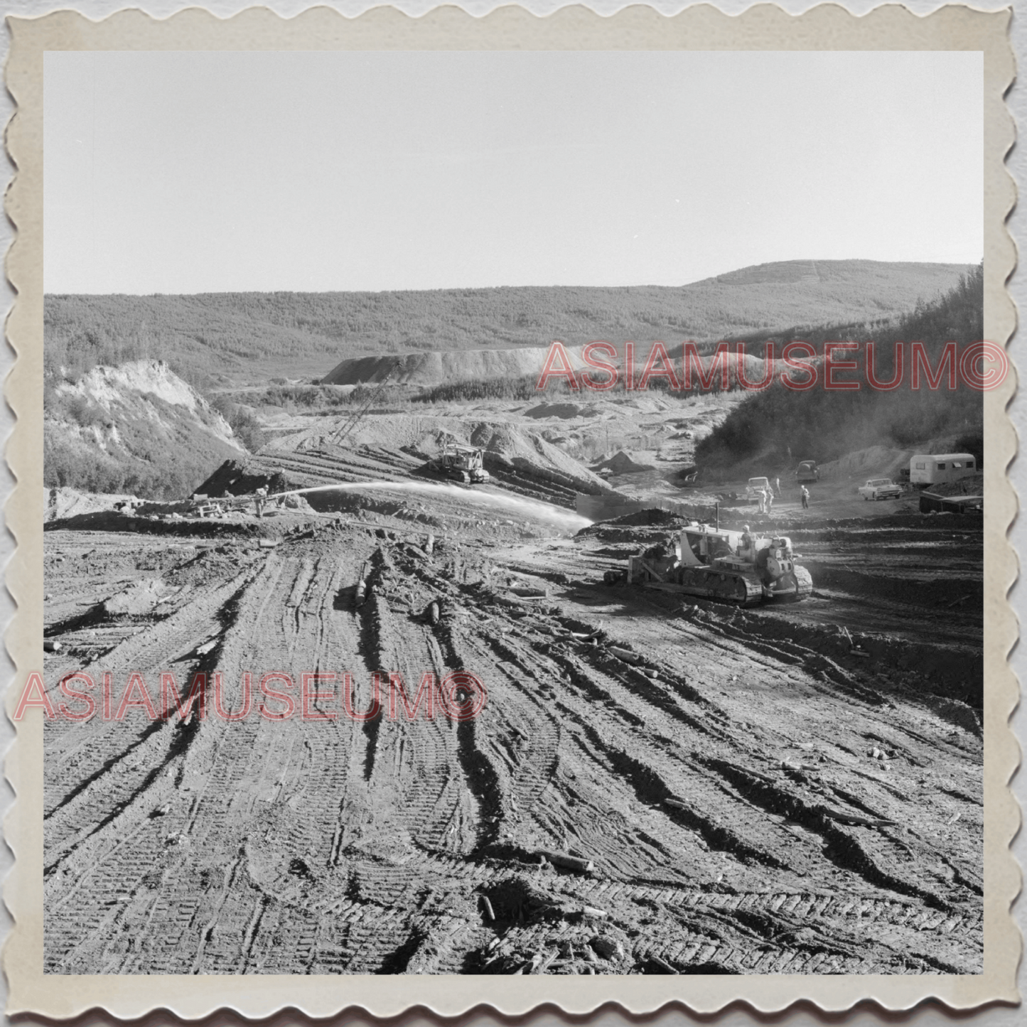 50s FAIRBANKS NORTH STAR BOROUGH ALASKA GOLD MINE HILL VINTAGE USA Photo 10035