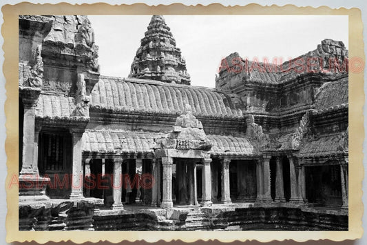 50s Vietnam SAIGON Cambodia Angkor Wat Buddhist Hindu Temple Vintage Photo 1756